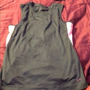 green champion workout top